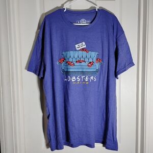 Maine Lobster F.R.I.E.N.D.S Theme Graphic Souvenir T-shirt